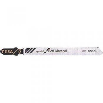 Bosch Professional 3x Hojas de sierra de calar T 113 A Special for Soft Material