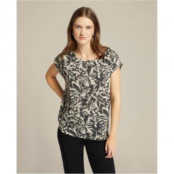 Top de mujer de punto estampado