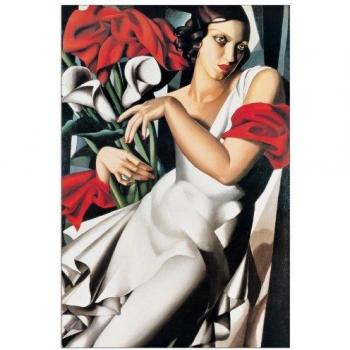 Panel Decorativo de Arte Moderno Retrato de Ira - Listo para Colgar - 60x90 cm
