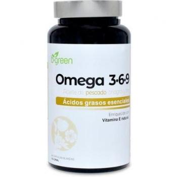 B.Green Omega 3-6-9 con Vitamina E, 48 Cápsulas, Laboratorios Lebudit