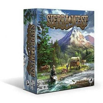 TCG Factory SIERRA WEST Juego de mesa en español. Juego de estrategia, eurogame de 2 a 4 jugadores con temática del salvaje Oeste americano
