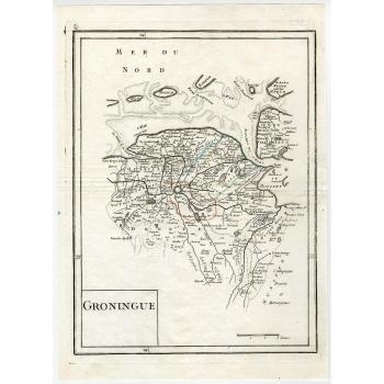 Antiguo print-groningen-ems-rottum-wadden-netherlands-germany-le rouge-1756