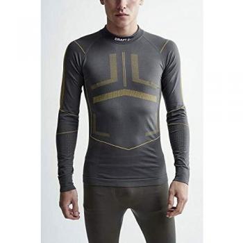 Craft Active Intensity Cn LS M Baselayer - Camiseta de Manga Corta para Hombre, Hombre, Color Gris, tamaño Small