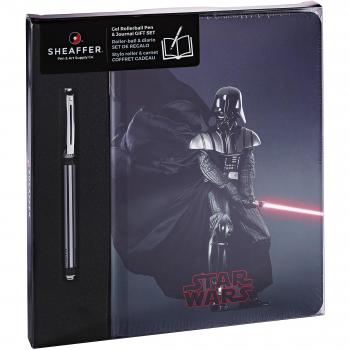 Sheaffer Star Wars Collection Darth Vader - Set para regalo de cuaderno y bolígrafo de tinta de gel, color negro
