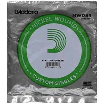 D'Addario NW059 Nickel Wound Single Electric Guitar String