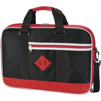 Maletín para Laptop Looker Rojo de 16 pulgadas con Bolsillo Exterior y Compartimentos Internos Acolchados y Reforzados