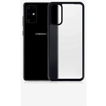 Funda Transparente PanzerGlass ClearCase Edición Negra para Samsung Galaxy S20+ (6.7 pulgadas) con Marco Negro