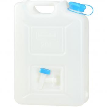Hünersdorff Bidón para agua PROFI 22 l, PEAD Natural, con protección UV
