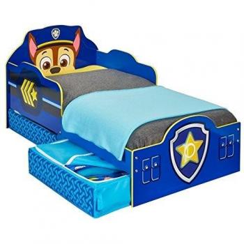 Worlds Apart Cama Infantil con Espacio de Almacenamiento Inferior, Madera, Azul, 68.00x77.00x143.00 cm
