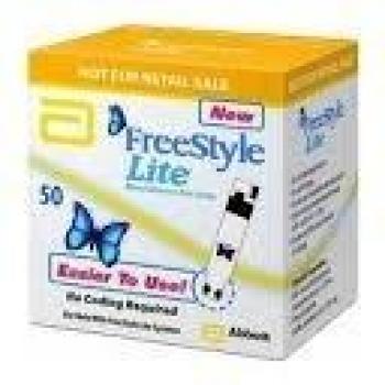 FREESTYLE LITE TIRAS REACTIVAS GLUCEMIA 50 UNIDADES