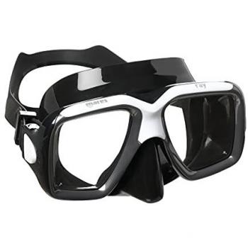 Máscara de Buceo Mares Aquazone Ray, Unisex, Adultos, Color Antracita/Negro, Incluye Carton Box