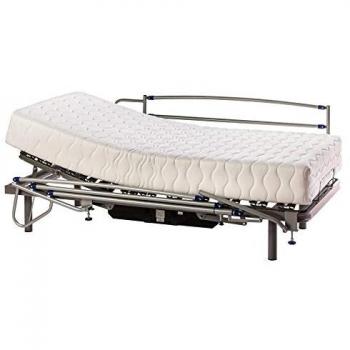 Cama Articulada Eléctrica Eris con Colchón Luka y Barandillas - 90cm x 200cm, Mando Inalámbrico
