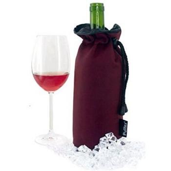 Pulltex Bolsa ENFRIADORA DE Vino Uvas, Nailon, Morado, 18.5 x 12 x 4.2 cm