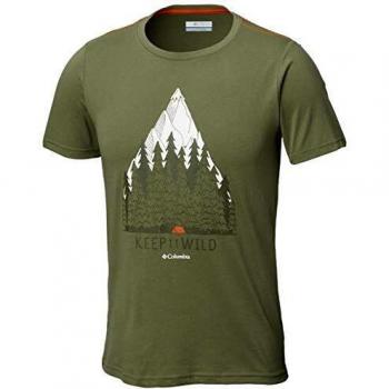 Columbia Men T-Shirt Wild Camp, Größe:XL, Farbe:Mosstone