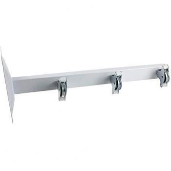 Tender Fil Tendedero Poleas, Metal, Blanco, 45 x 18 cm