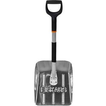 Fiskars Lightweight Aluminum Snow Shovel for Cars - 25x75 cm (Model 141020)
