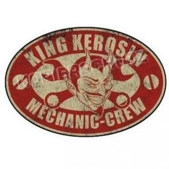 528 King Kerosin < Mechanic-Crew > pegatina / STICKER