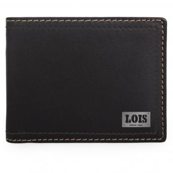 LOIS - 28508 BILLETERO PIEL, Color Negro
