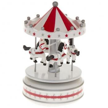 Carrusel Musical 11,5x20cm Blanco/Rojo - Ehlis