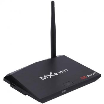 Docooler TV Box Android 7.1 RK3328 Quad Core 64Bit 4G / 32G H.265 UHD 4K VP9 HDR 3D Mini PC 2.4G / 5G WiFi Bluetooth 4.1 EU Enchufe