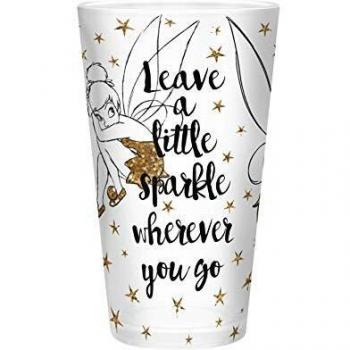 ABYstyle - Disney - Peter Pan - Vidrio XXL - 500 ml - Tinkerbell - Oro/Brillo
