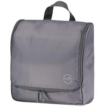 Neceser de Viaje Totto Reisa Negro con Compartimentos para Adultos Unisex