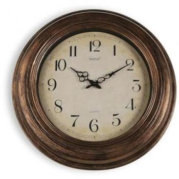 Reloj de Pared Antique Dorado Plástico 4,5 x 51 x 51 cm