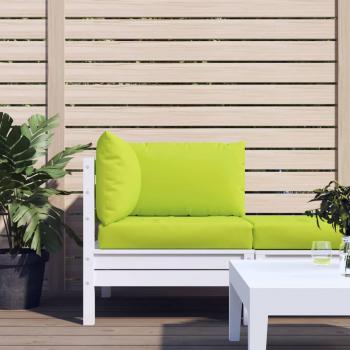 Bright Green Oxford Fabric Sofa Pallet Cushions Set of 3