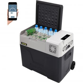 Nevera Portátil Eléctrica para Coche 50L - Compresor de Refrigeración Rápida y Bajo Ruido