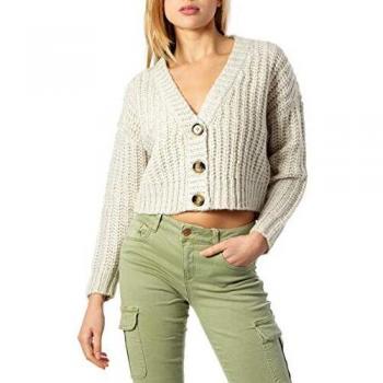 Only Cardigan Mujer Medium Beige
