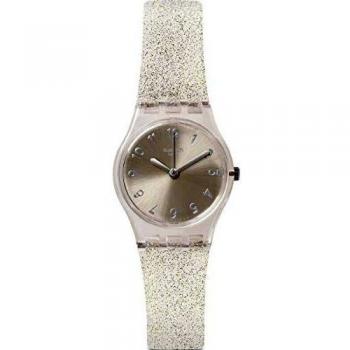 Swatch Reloj Analógico para Mujer de Cuarzo con Correa en Silicona LK343E