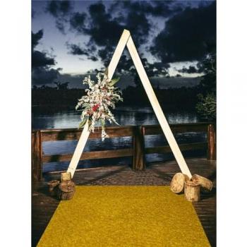 Alfombra para eventos Moqueta ferial Ancho: 2 metros Fácil de Instalar 2 metros (Ancho) x 10 metros (Largo) (17 - Amarillo) JARDIN202