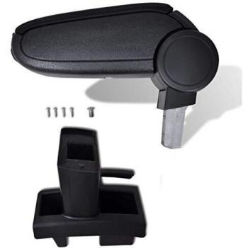 vidaXL Reposabrazos para Diferentes Modelos de Coches ABS Negro Apoyabrazos