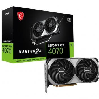 MSI GeForce RTX 4070 VENTUS 2X E OC 12GB GDDR6X DLSS3