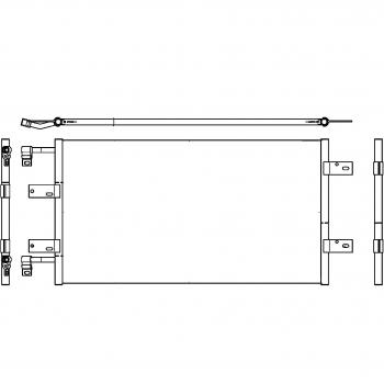 BEHR HELLA SERVICE 8FC 351 303-591 Condensador, aire acondicionado