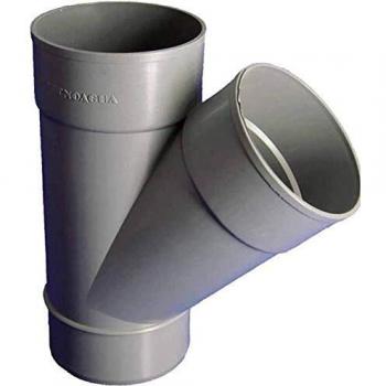 Hidrotecnoagua accesorios de pvc - Derivación macho-hembra 45º diámetro 75