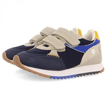 Gioseppo Zapatilla Niño Azul Marino Retro con Correas Ajustables, Zapatillas Ambrief, Gioseppo AMBRIEF, Zapatillas, Marino, 26 EU