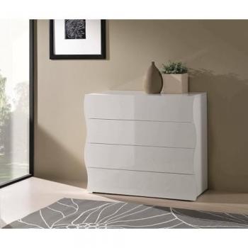 Cama Individual Contenedor Sophia - Revestimiento de Tela, 100% Made in Italy, Apertura Frontal, Colchón Incluido 90x190 cm, Color Gris