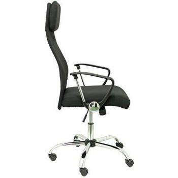 Silla de oficina Esteras tela negra
