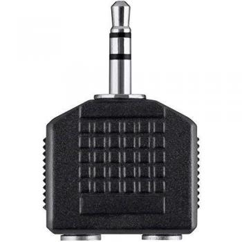 Belkin F3Y123bfP - Distribuidor de Audio para Auriculares, Color Negro