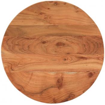 Tablero de mesa redondo madera maciza de acacia Ø50x2,5 cm
