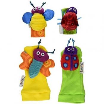Lamaze - Sonajeros para muñeca y calcetines insectos
