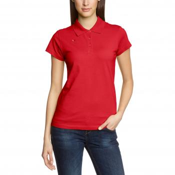 Erima GmbH Teamsport Camiseta Polo de Golf, Mujer, Rojo, 34