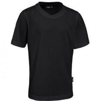 maier sports Piquee Program - Camiseta infantil, tamaño 140 UK, color negro
