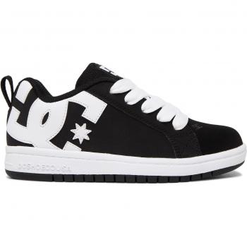 Zapatillas Juvenil DC Shoes Court Graffik - Diseño moderno, suela de goma, plantilla acolchada, cierre de cordones, material sintético duradero