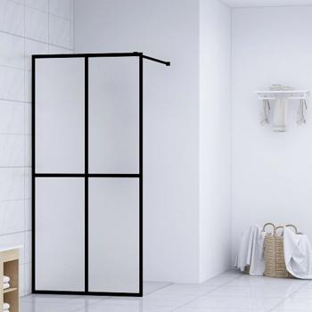 Mampara de ducha vidrio templado esmerilado 90x195 cm