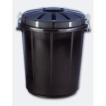Denox DEN080 Cubo Industrial 70 litros. Negro, ø495x585 mm