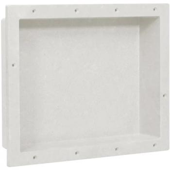 Matt White Shower Niche 41x51x10 cm (16.1x20.1x3.9)