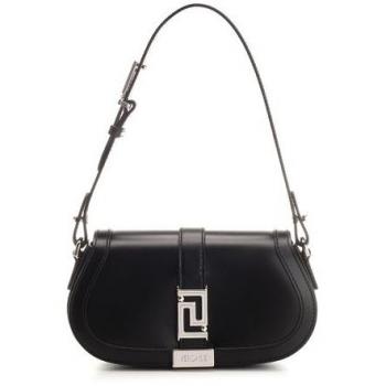 Versace Women's Greca Goddess Mini Leather Shoulder Bag in Black | 10109511A05134 Color 1B00P