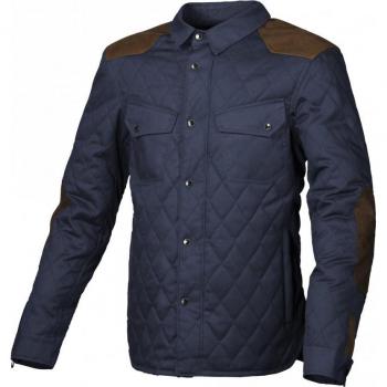 Chaqueta textil de moto Macna Inland Quilted Azul-Marrón 2XL